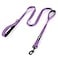 Plutus Pet Dog Leash 6ft Long Traffic Padded Two Handle Heavy Duty Reflective Double Handles Lead for Control Safety Training Leashes for Large Dogs or Medium Dogs Dual Handles Leads Purple