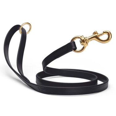 Viper Biothane K9 Working Dog Leash Waterproof Lead for Tracking Training Schutzhund OdorProof Long Line with Solid Brass Snap for Puppy Medium and Large Dogs 6ft Black