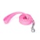 Siumouhoi Strong Durable Nylon Dog Training Leash 1 Inch Wide Traction Rope 6 ft Long for Small and Medium Dog Pink 6 Feet
