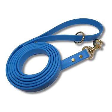 JIM HODGES DOG TRAINING Gummy K9 Dog Leash Biothane Dog Training Leash Made in The USA 6 Feet Various Sizes Colors 58 Light Blue