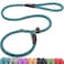 Fida Slip Leads for Dogs 4 FT x 12 Dog Leash Heavy Duty Comfortable Strong Rope Lead for Large Medium Dogs No Pull Pet Training Leash with Highly Reflective Blue