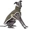 Yigi Turtleneck Jacket with Harness Opening Fleece Lining Warm Adjustable Lightweight Breathable Sweater Jacket for Italian Greyhound Small