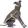 Yigi Turtleneck Jacket with Harness Opening Fleece Lining Warm Adjustable Lightweight Breathable Sweater Jacket for Italian Greyhound Small