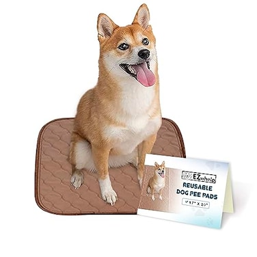 EZwhelp Reusable Dog Pee Pads Waterproof Training Pads for Dogs Washable Sanitary Rounded Corners Laminated Lightweight and DurablePet Essentials for Puppy Training and Whelping 17 x 20