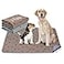 Peepeego 2Pack 36x36 Dog Pads Washable and Free Dog Comb Reusable Puppy Pads with Fast Absorbent Waterproof Non Slip Incontinence Pads for Training Whelping for Playpen Crate Kennel