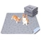 PICK FOR LIFE Washable Puppy Pads 2Pack 41x41 Reusable Pee Pads for Dogs Absorbent Whelping Pads with Bone Print Waterproof Dog Rug NonSlip Protector for HousbreakingPotty TrainingBed Couch Carpet