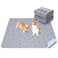 PICK FOR LIFE Washable Puppy Pads 2Pack 41x41 Reusable Pee Pads for Dogs Absorbent Whelping Pads with Bone Print Waterproof Dog Rug NonSlip Protector for HousbreakingPotty TrainingBed Couch Carpet