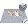 PICK FOR LIFE 2Pack Puppy Pads Washable 48x48 Reusable Pee Pads for Dogs Absorbent Whelping Pads Waterproof Dog Rug NonSlip Protector for HousbreakingPotty TrainingBed Couch Carpet