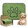 Qeils Reusable Dog Pee Pads 2 Pack Super Absorbent Leakproof Washable Puppy Pads with Soft Green Top Layer for Potty Training Crates Couch Car Seats Pet Beds 18x24