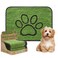 Qeils Reusable Dog Pee Pads 2 Pack Super Absorbent Leakproof Washable Puppy Pads with Soft Green Top Layer for Potty Training Crates Couch Car Seats Pet Beds 18x24