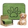 Qeils Reusable Dog Pee Pads 2 Pack Super Absorbent Leakproof Washable Puppy Pads with Soft Green Top Layer for Potty Training Crates Couch Car Seats Pet Beds 18x24