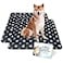 EZwhelp Reusable Dog Pee Pads Washable Waterproof Mats for Dog Potty Training or Whelping Pads 24x48 Inch 2 Pack