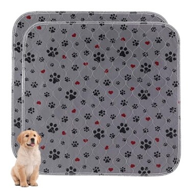 ESWIN Washable Pee Pads for Dogs2 Pack Extra Large 36x36 Super Absorbent Reusable Puppy PadsNonSlip 100 Waterproof Dog Pee PadsPet Training Pads for Couch CratePotty TrainingFloor