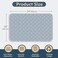 FunFurry Washable Pee Pads for Dogs 4 Pack Reusable Pee PadsWaterproof Puppy PadsPet Training PadsSuper Absorbent with Dog Paw Shape NonSlip Backing Light Grey 18 X 24 4 Pack