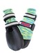 Bark Brite All Weather Neoprene Paw Protector Dog Boots with Reflective Straps in 5 Sizes Turquoise Medium