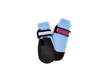 Bark Brite Lightweight Neoprene Paw Protector Dog Boots Designed for Comfort and Breathability in 5 Sizes Blue Small