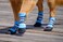 Bark Brite Lightweight Neoprene Paw Protector Dog Boots Designed for Comfort and Breathability in 5 Sizes Blue Md