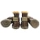 WINSOON Dog Australia Boots Pet Antiskid Shoes Winter Warm Skidproof Sneakers Paw Protectors 4Ppcs Set Size 2 Dark Brown