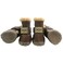 WINSOON Dog Australia Boots Pet Antiskid Shoes Winter Warm Skidproof Sneakers Paw Protectors 4Ppcs Set Size 2 Dark Brown