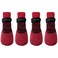 FouFou Dog 82544 2017 Rubber Dipped Socks Medium Red