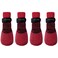 FouFou Dog 82544 2017 Rubber Dipped Socks Medium Red
