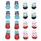 Betinyar 4 Pairs AntiSlip Dog SocksCat Socks with Rubber Reinforcement Pet Paw Protector for Hardwood Floors Indoor Wear