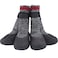 Mihachi Dog Socks Rubber Sole Paw Protectors with Straps Traction Control AntiSlip Waterproof Boots Winter Paw Protectors