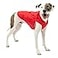 Kurgo Loft Dog Jacket Reversible Cozy Coat for Outdoor Adventures Water Resistant Athletic Fit Machine Washable Fabric Reflective Dog Gear Large Chili Red