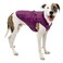 Kurgo Loft Dog Jacket Reversible Cozy Coat for Outdoor Adventures Water Resistant Athletic Fit Machine Washable Fabric Reflective Dog Gear Large Deep Violet