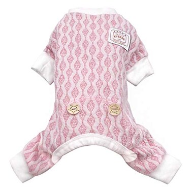 KYEESE Dog Pajamas Medium Dog Pjs Onesie 4 Legs Jumpsuits Dog Apparel