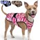 LUCOLOVE Dog Cooling Vest 2Layer Cooling with Soft Microfiber Fabric Lightweight Adjustable and Comfortable UV Protection for Small to Large Dogs Relief in Hot Weather Pink Large