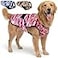 LUCOLOVE Dog Cooling Vest 2Layer Cooling with Soft Microfiber Fabric Lightweight Adjustable and Comfortable UV Protection for Small to Large Dogs Relief in Hot Weather Pink XLarge
