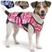LUCOLOVE Dog Cooling Vest 2Layer Cooling with Soft Microfiber Fabric Lightweight Adjustable and Comfortable UV Protection for Small to Large Dogs Relief in Hot Weather Pink Small