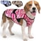 LUCOLOVE Dog Cooling Vest 2Layer Cooling with Soft Microfiber Fabric Lightweight Adjustable and Comfortable UV Protection for Small to Large Dogs Relief in Hot Weather Pink Medium