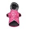 LESYPET Dog Coat for Small Dogs Windproof Doggie Puffer Jacket with Leash Hole Extra Warm Dog Jacket Winter Coat Pink S