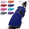 MIGOHI Reflective Waterproof Windproof Dog Coat Warm Jacket Reversible Stormguard Winter Vest for Small to Large Dogs Navy M