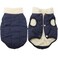 JoyDaog Fleece Lined Warm Dog Jacket for Winter Cold WeatherSoft Windproof Medium Dog CoatBlue L
