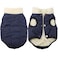 JoyDaog Fleece Lined Warm Dog Jacket for Winter Cold WeatherSoft Windproof Medium Dog CoatBlue L