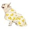 HDE Dog Bathrobe Super Absorbent Quick Drying Puppy Towel Wrap Coat Adjustable After Bath Robes with Hood for Dog Sizes SXXL White Rubber Ducks S