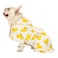 HDE Dog Bathrobe Super Absorbent Quick Drying Puppy Towel Wrap Coat Adjustable After Bath Robes with Hood for Dog Sizes SXXL White Rubber Ducks S