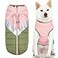 Gooby Mountaineer Dog Jacket Peach Small Warm Zip Up Coat with Lift Handle and Dual O Ring Leash Water Resistant for Small to Medium Dogs