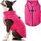 Gooby Puffer Vest Medium Pink Dog Jacket Ultra Thin ZipUp Windbreaker Water Resistant