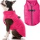 Gooby Puffer Vest Medium Pink Dog Jacket Ultra Thin ZipUp Windbreaker Water Resistant