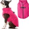 Gooby Puffer Vest Medium Pink Dog Jacket Ultra Thin ZipUp Windbreaker Water Resistant