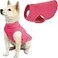 Gooby Stretch Fleece Vest Pullover Fleece Vest Jacket Sweater for Dogs Pink Medium