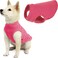Gooby Stretch Fleece Vest Pullover Fleece Vest Jacket Sweater for Dogs Pink Medium
