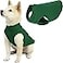 Gooby Stretch Fleece Vest Pullover Fleece Vest Jacket Sweater for Dogs Forest Green Small Length 85