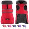 Dogcheer Dog Coat Waterproof Dog Jacket Reflective Pet Winter Coat with Adjustable Hook Loop Christmas Puppy Fleece Jacket Warm Turtleneck Snowsuit for Small Medium Large Dogs Red L