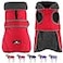 Dogcheer Dog Coat Waterproof Dog Jacket Reflective Pet Winter Coat with Adjustable Hook Loop Christmas Puppy Fleece Jacket Warm Turtleneck Snowsuit for Small Medium Large Dogs Red M