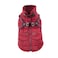 Puppia Wilkes Winter Dog Coat with Integrated Harness No Pull Cold Weather Waterproof Warm Fleece Back Zipper for Small Medium Dog Wine Small